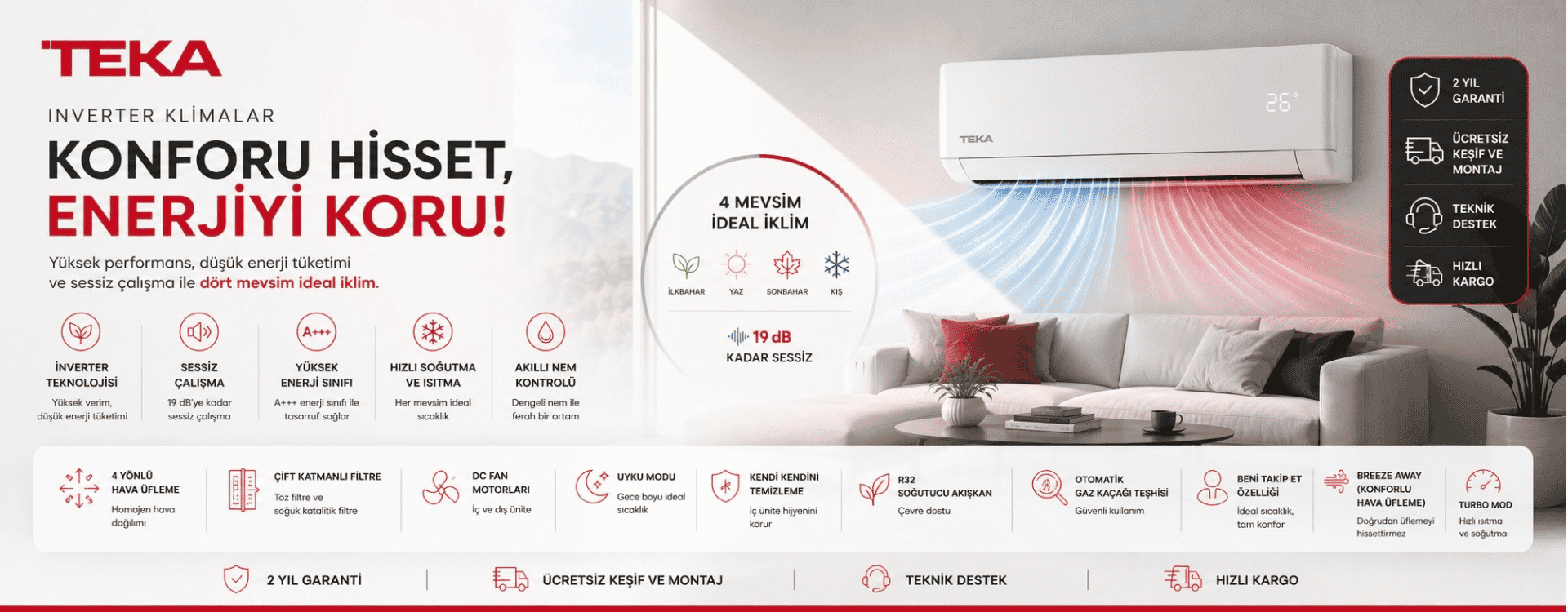 TEKA INVERTER KLİMALAR