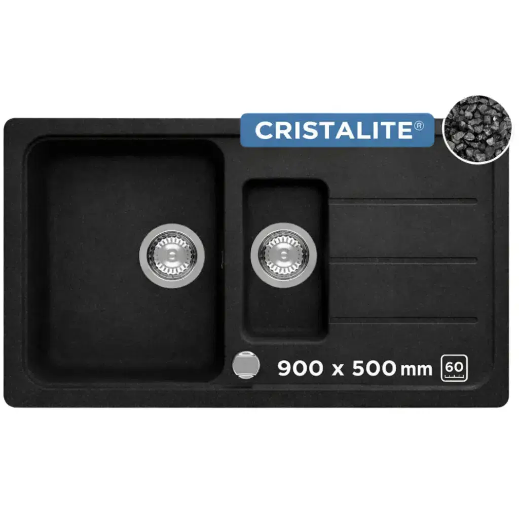 SCHOCK - FORMHAUS ONXY 90 CM CRISTALITE GRANİT EVİYE