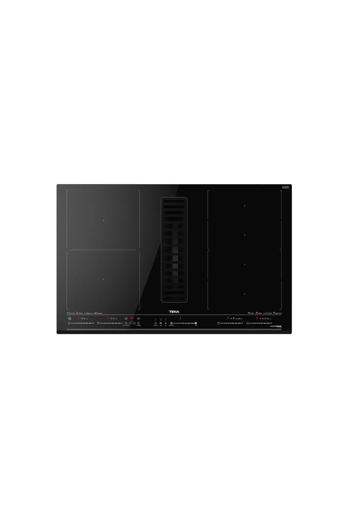 TEKA AFF 87601 MST MASTERSENSE SİYAH ENTEGRE DAVLUMBAZLI 80 CM. İNDÜKSİYONLU SİYAH OCAK