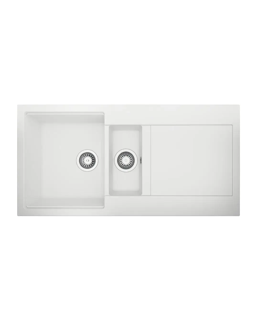 TEKA CLIVO 60 B-TQ 1,5 GÖZLÜ MERMER BEYAZI TEZGAH ÜSTÜ GRANİT EVİYE
