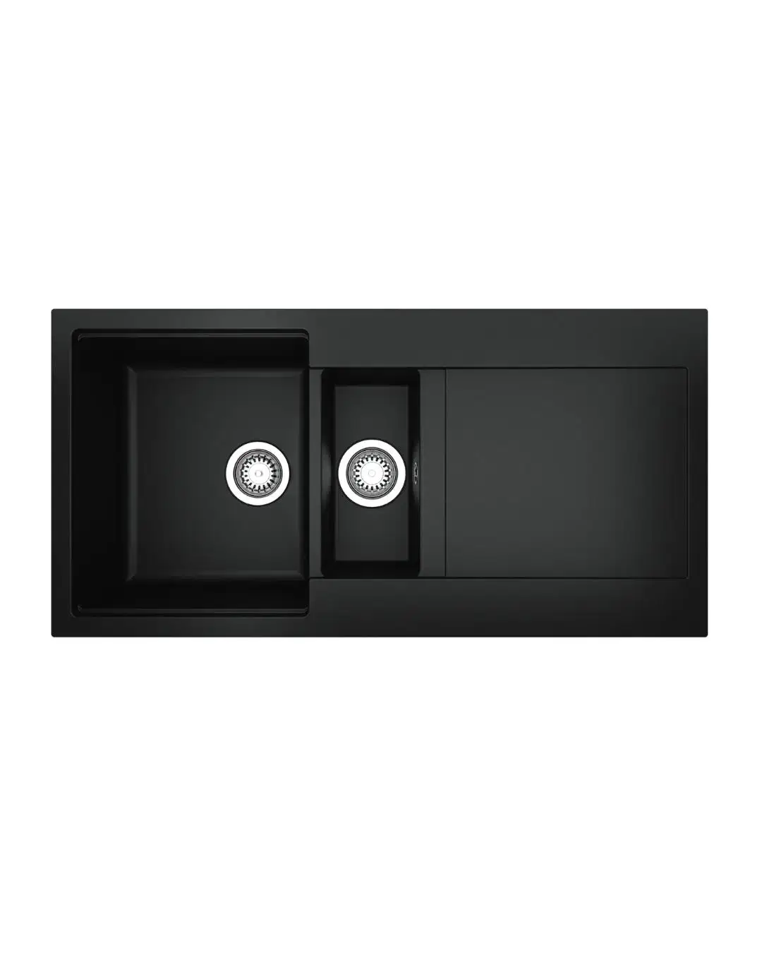 TEKA CLIVO 60 B-TQ 1,5 GÖZLÜ ONYX BLACK TEZGAHÜSTÜ GRANİT EVİYE