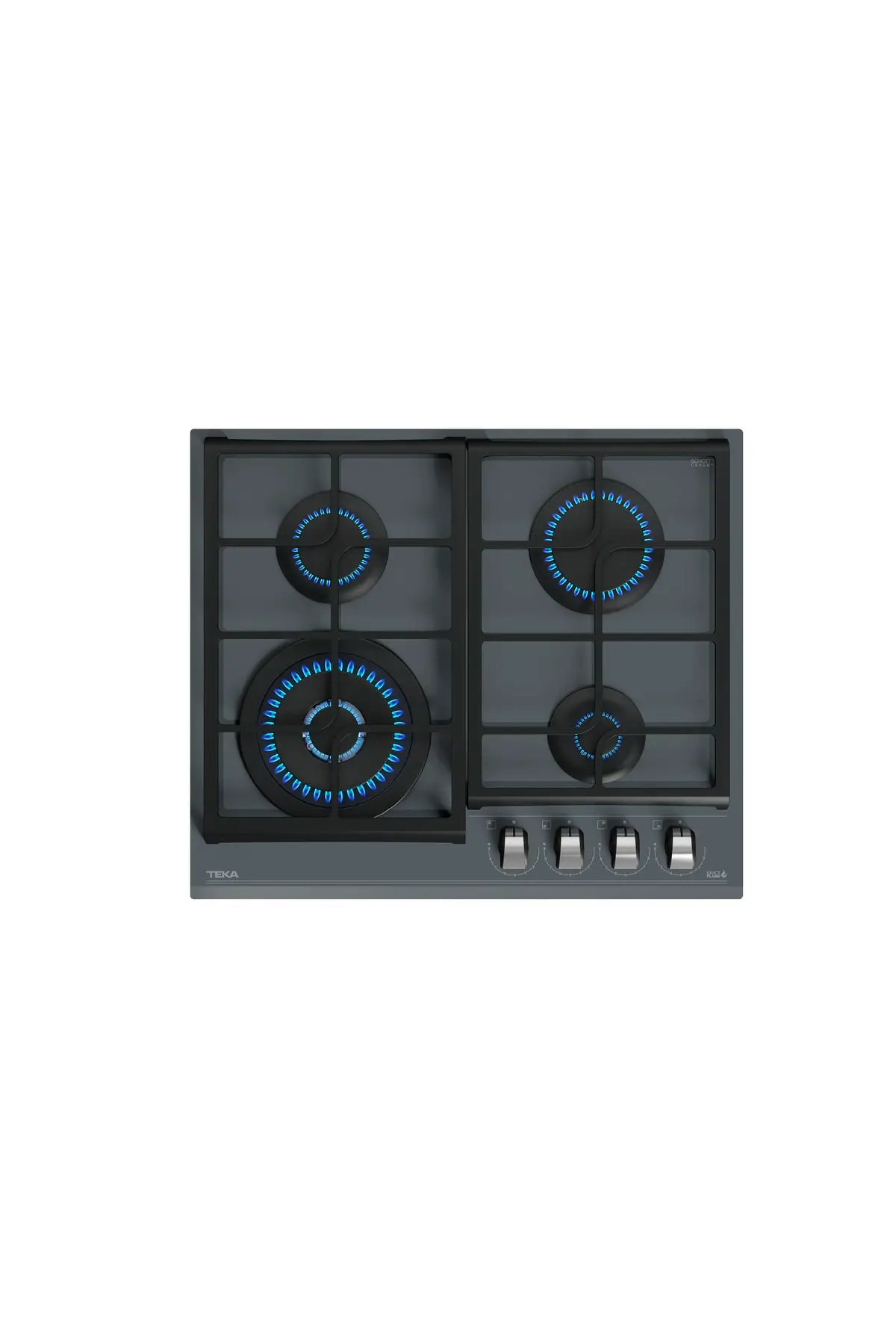 TEKA GZC 64320 ST GRİ 60 CM. EXACTFLAME ANKASTRE OCAK