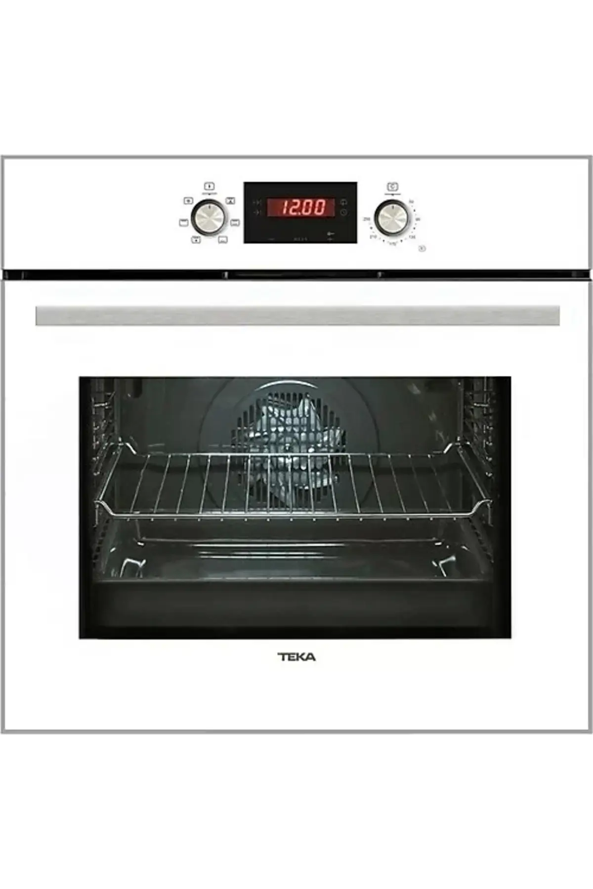 TEKA HAK 627 WH 6 PROGRAMLI GÖMÜLEBİLİR DÜĞMELİ BEYAZ ANKASTRE FIRIN