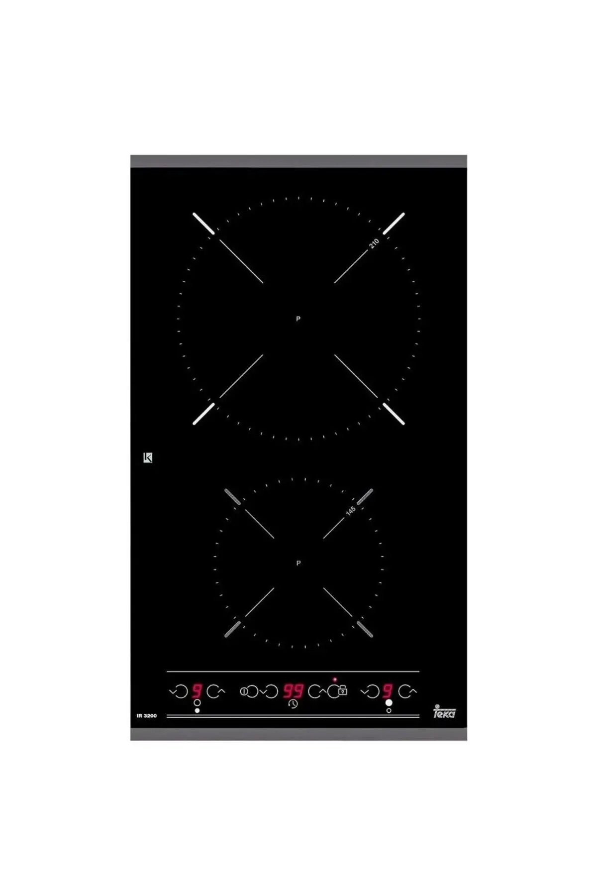 TEKA IR 3200 2 GÖZLÜ 30 CM İNDÜKSİYONLU SİYAH OCAK