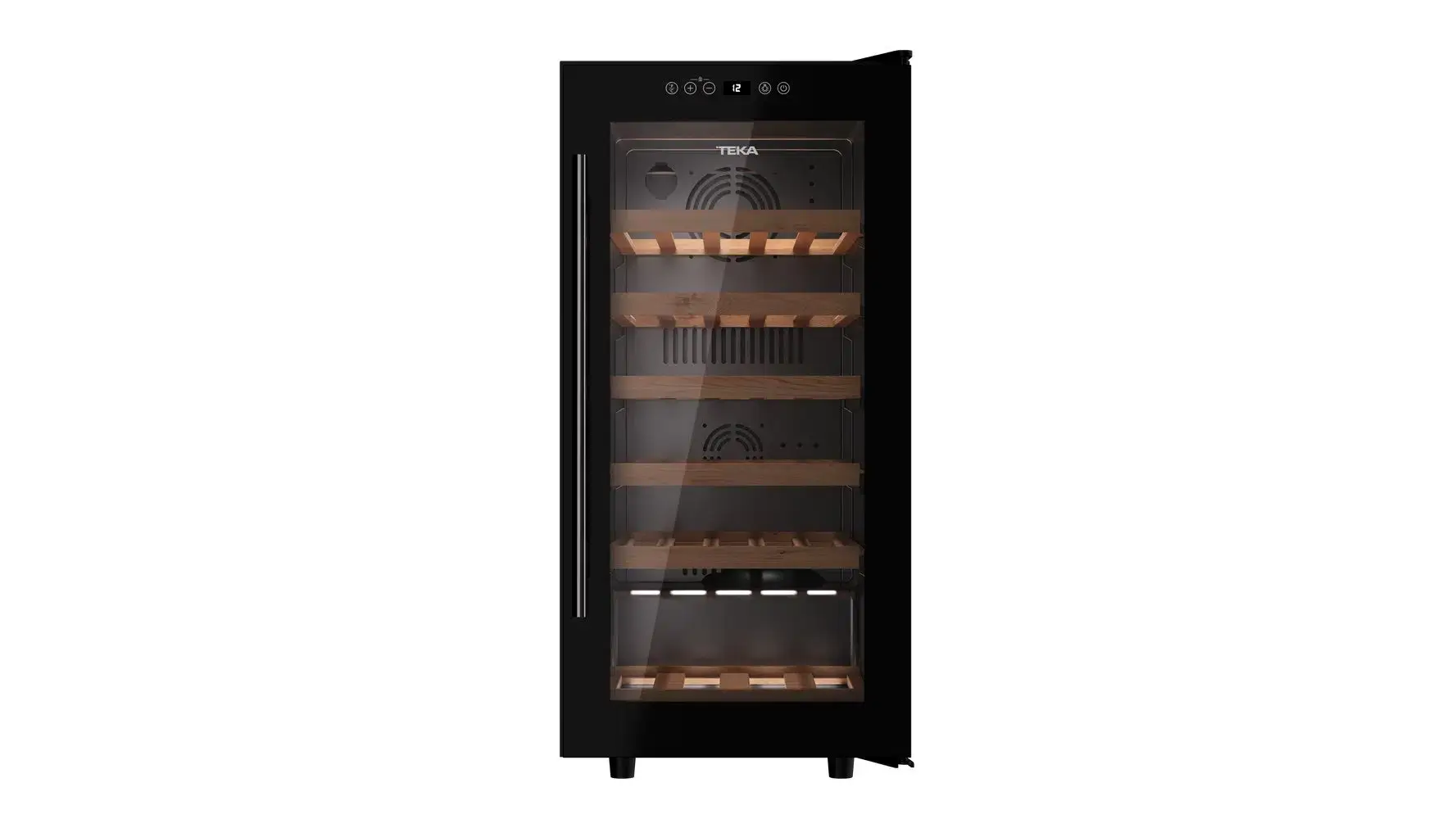 TEKA RVF 10032 GBK SİYAH 32 ŞİŞE KAPASİTELİ ŞARAP DOLABI