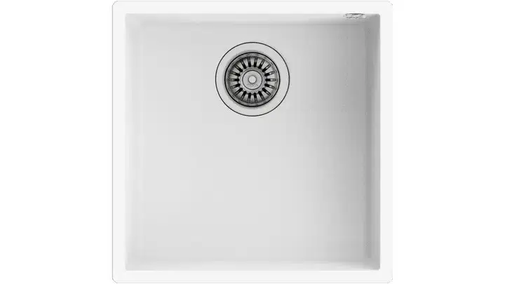 TEKA SQUARE 40.40 TEZGAH ALTI BEYAZ GRANİT EVYE