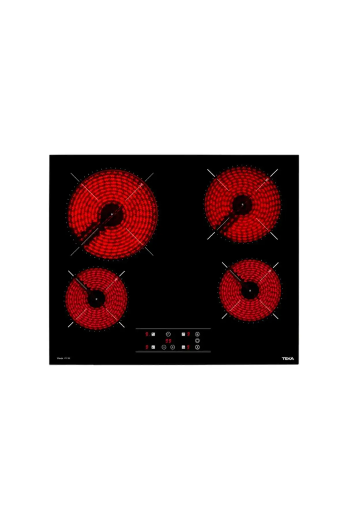TEKA TBC 64010 TTC BK 60 CM VİTROSERAMİK SİYAH CAM ELEKTRİKLİ OCAK